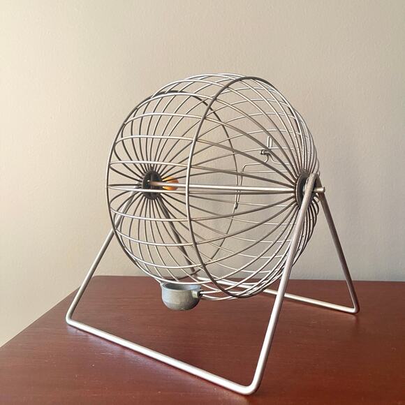 Mid Century Vintage Wire Bindo Cage with Bakelite Handle - Picture 8 of 10